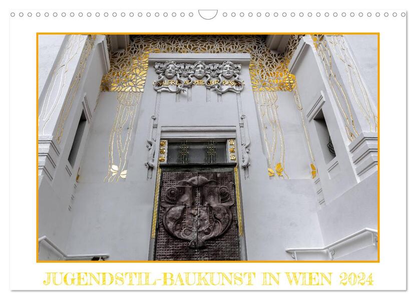 Jugendstil-Baukunst in Wien (Wandkalender 2024 DIN A3 quer) CALVENDO Monatskalender - Werner Braun