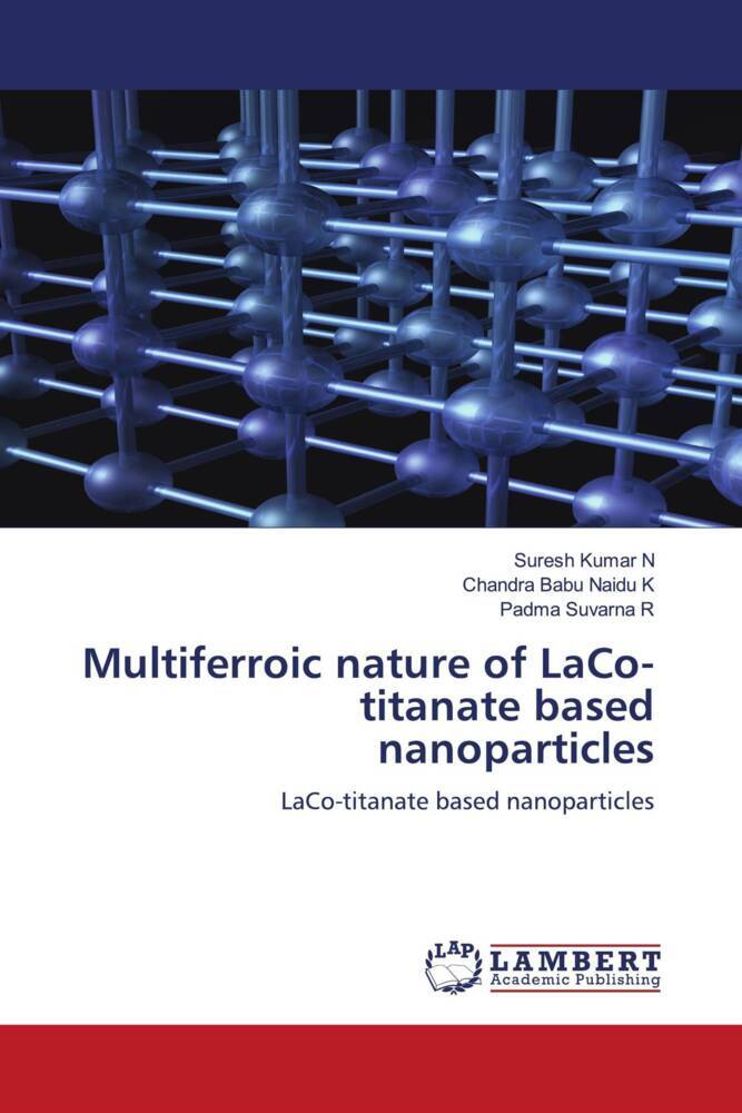 Multiferroic nature of LaCo-titanate based nanoparticles