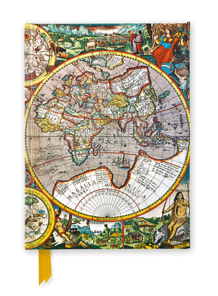 Pieter Van Den Keere: Antique Map (Foiled Journal)