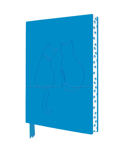 Two Happy Cats Artisan Art Notebook (Flame Tree Journals)
