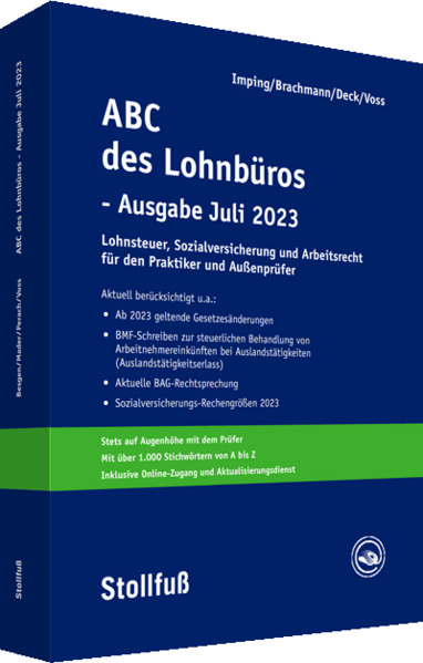 ABC des Lohnbüros - Ausgabe Juli 2023 m. Buch m. Online-Zugang
