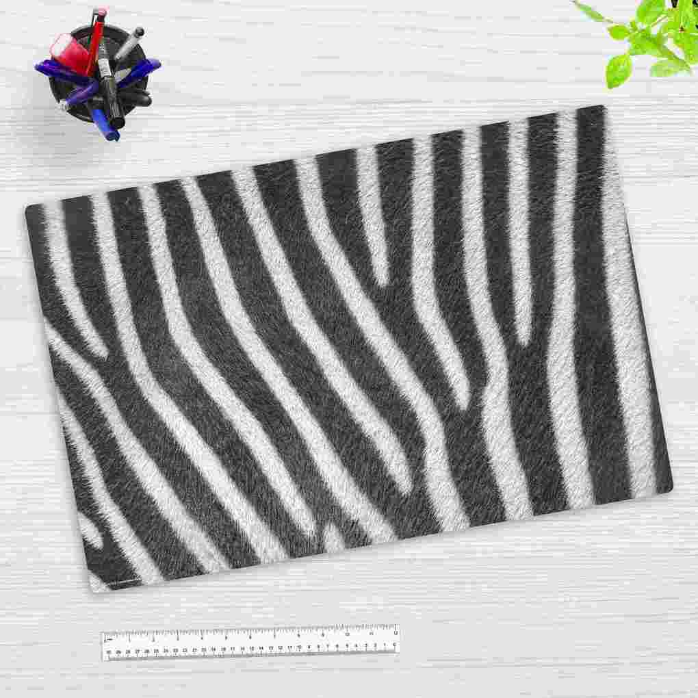 Cover-your-desk Schreibtischunterlage für Kinder und Erwachsene Zebra Muster aus hochwertigem Vinyl 60 x 40 cm