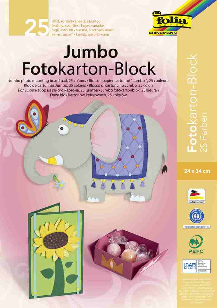 Jumbo Fotokartonblock 300 g/m²