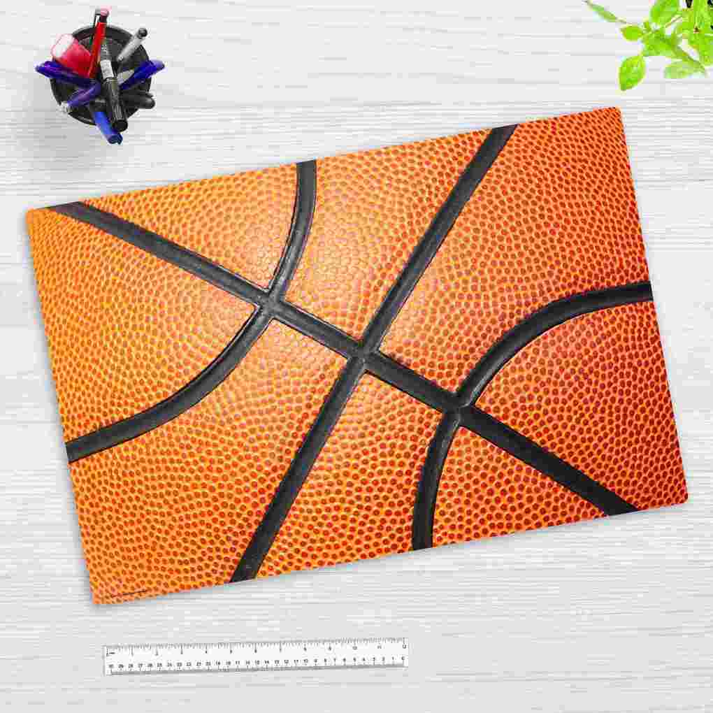 Cover-your-desk Schreibtischunterlage für Kinder und Erwachsene Basketball aus hochwertigem Vinyl 60 x 40 cm