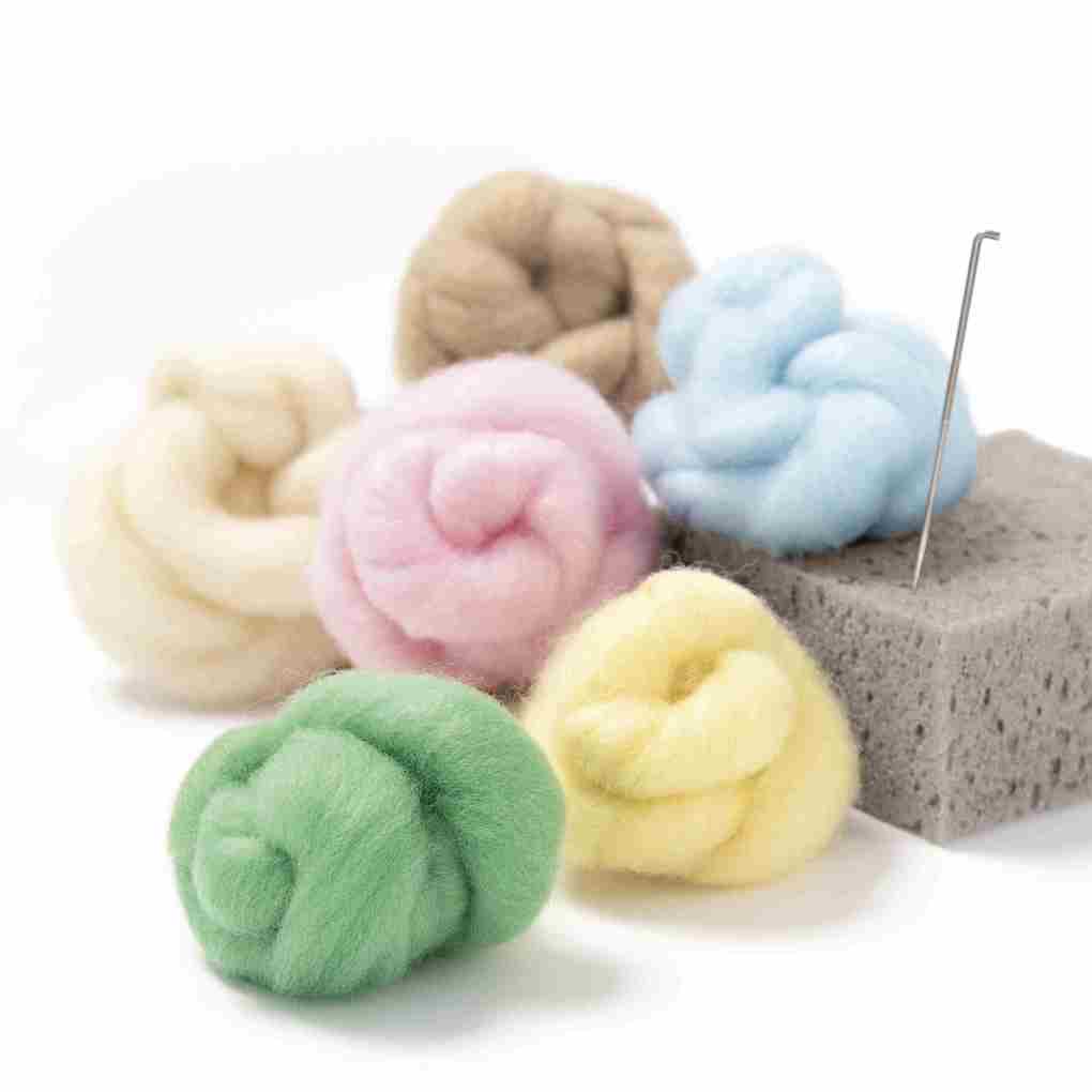 folia Filz DIY-Box Rainbow Edition, 36-teilig