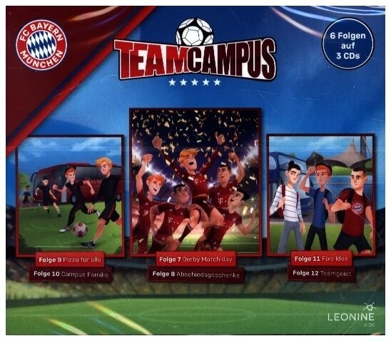 FC Bayern - Team Campus (Fußball) Hörspielbox. Box.2 3 Audio-CD