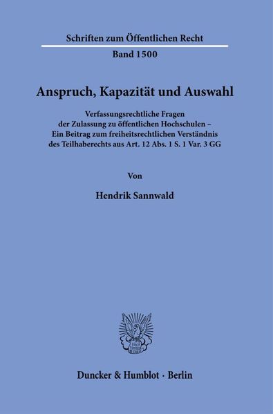 Anspruch Kapazität und Auswahl.