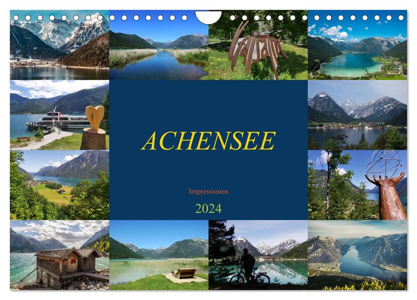 ACHENSEE Impressionen (Wandkalender 2024 DIN A4 quer) CALVENDO Monatskalender