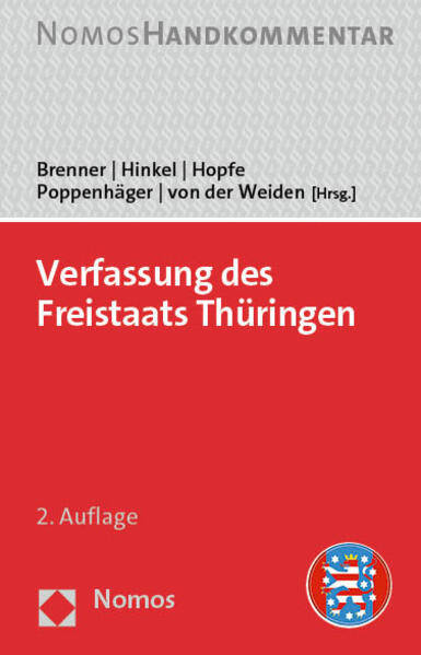 Verfassung des Freistaats Thuringen: Handkommentar Michael Brenner Editor