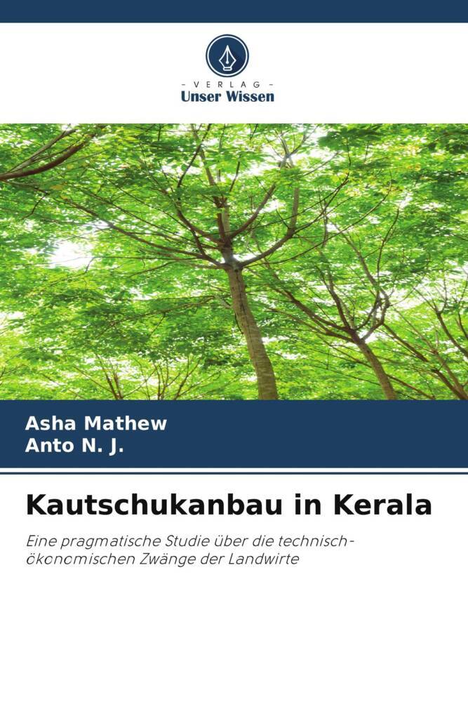 Kautschukanbau in Kerala