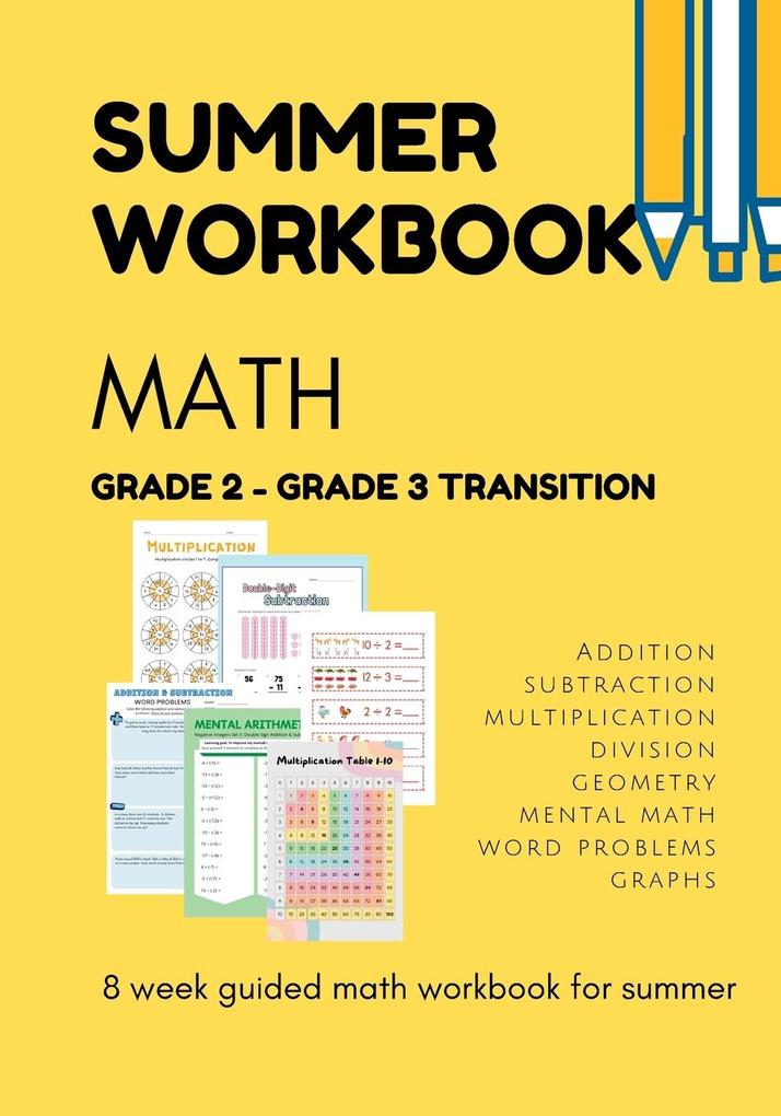 Summer Math Workbook - GRADE 2 - Grade 3 transition