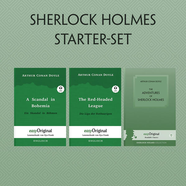 The Adventures of Sherlock Holmes (mit 4 MP3 Audio-CDs) - Starter-Set