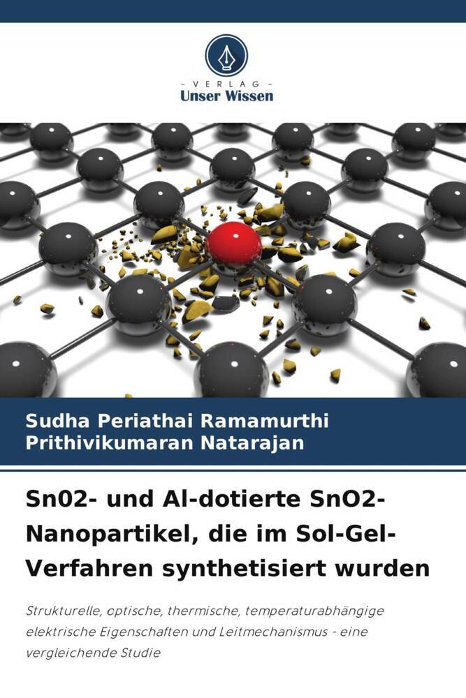 Sn02- und Al-dotierte SnO2-Nanopartikel die im Sol-Gel-Verfahren synthetisiert wurden