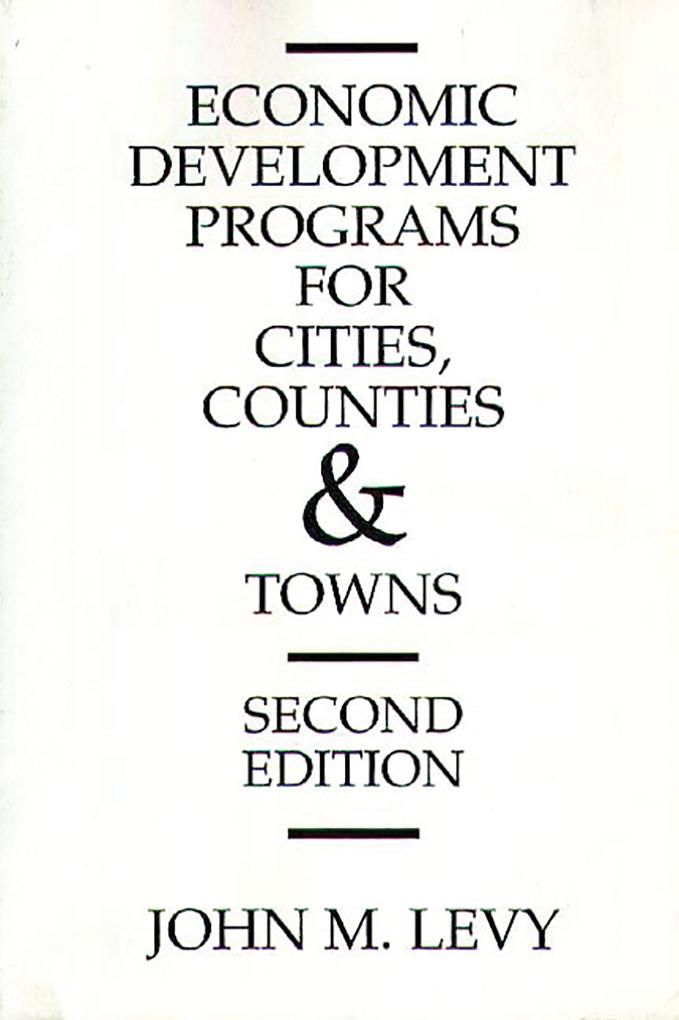 Economic Development Programs for Cities Counties and Towns