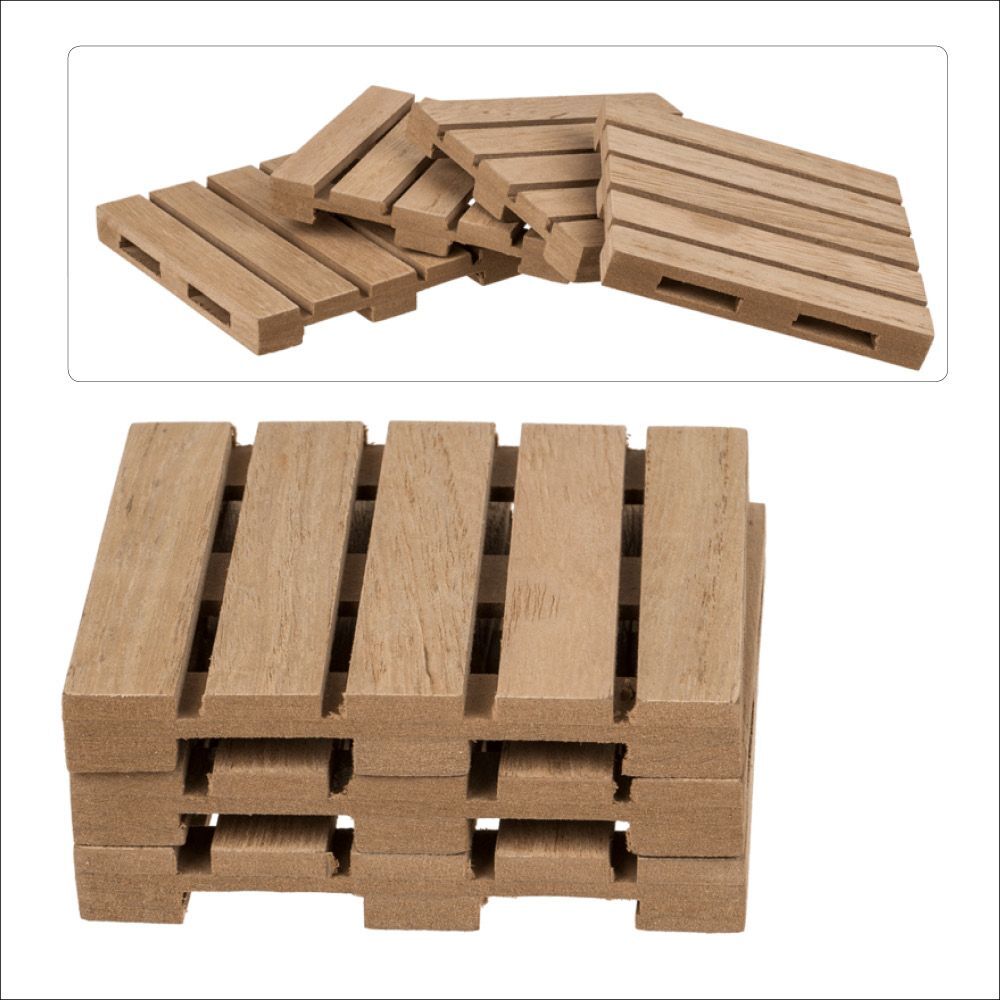 Getränkeuntersetzer Paletten 4er Set