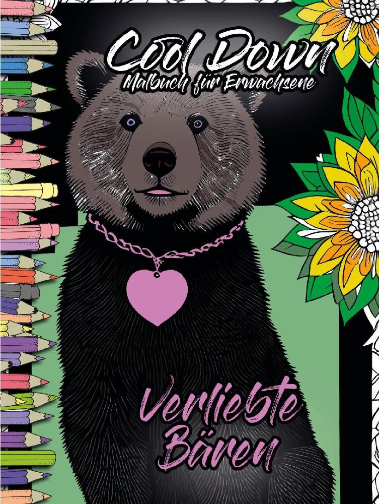 Cool Down | Malbuch für Erwachsene: Verliebte Bären