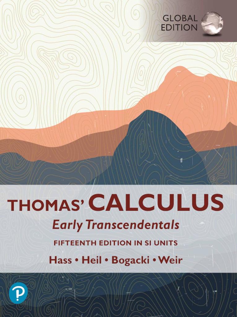 Thomas' Calculus: Early Transcendentals eBook SI Units