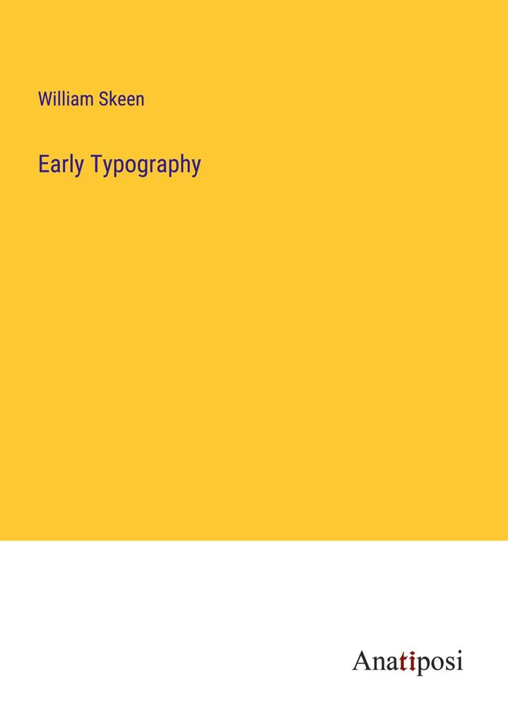 Early Typography