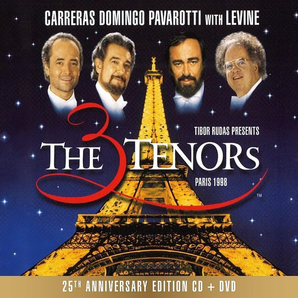 Carreras Domingo Pavarotti (The 3 Tenors) - Paris Juli 1998 (25th Anniversary Edition mit DVD)