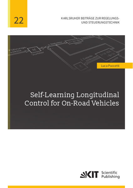 Self-Learning Longitudinal Control for On-Road Vehicles