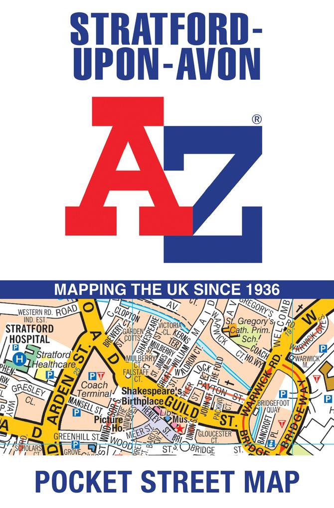 Stratford-Upon-Avon A-Z Pocket Street Map