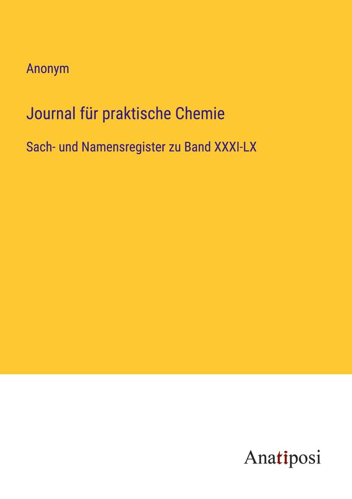 Journal für praktische Chemie