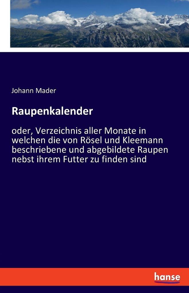 Raupenkalender