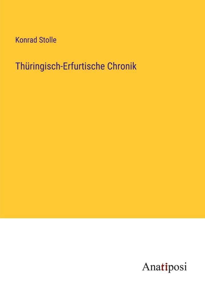 Thüringisch-Erfurtische Chronik
