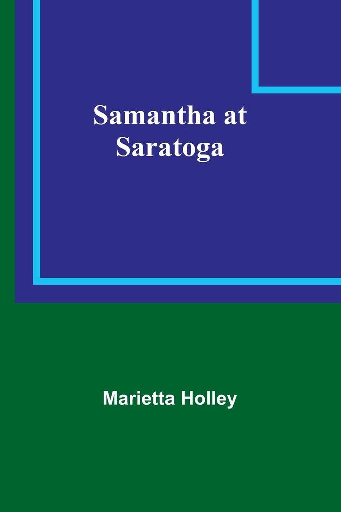 Samantha at Saratoga