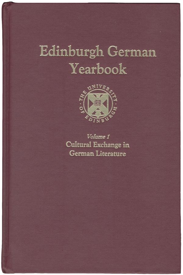 Edinburgh German Yearbook 1