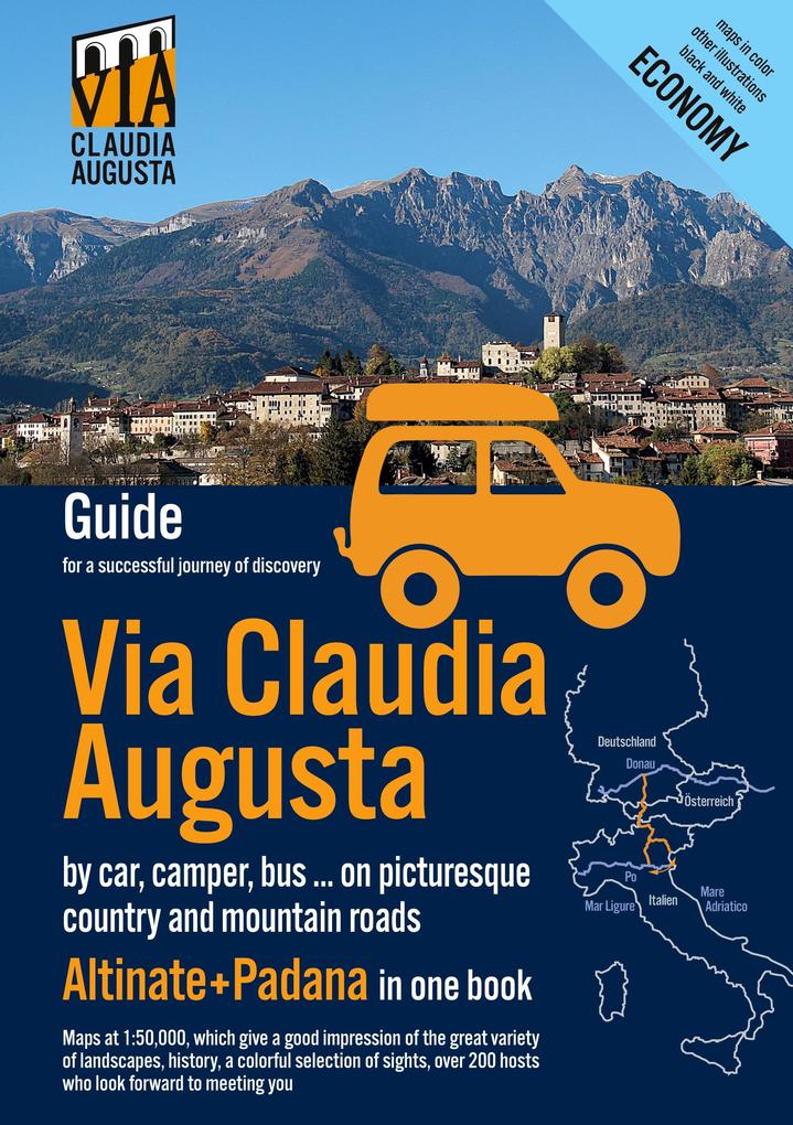 Via Claudia Augusta by car camper bus ... Altinate +Padana ECONOMY