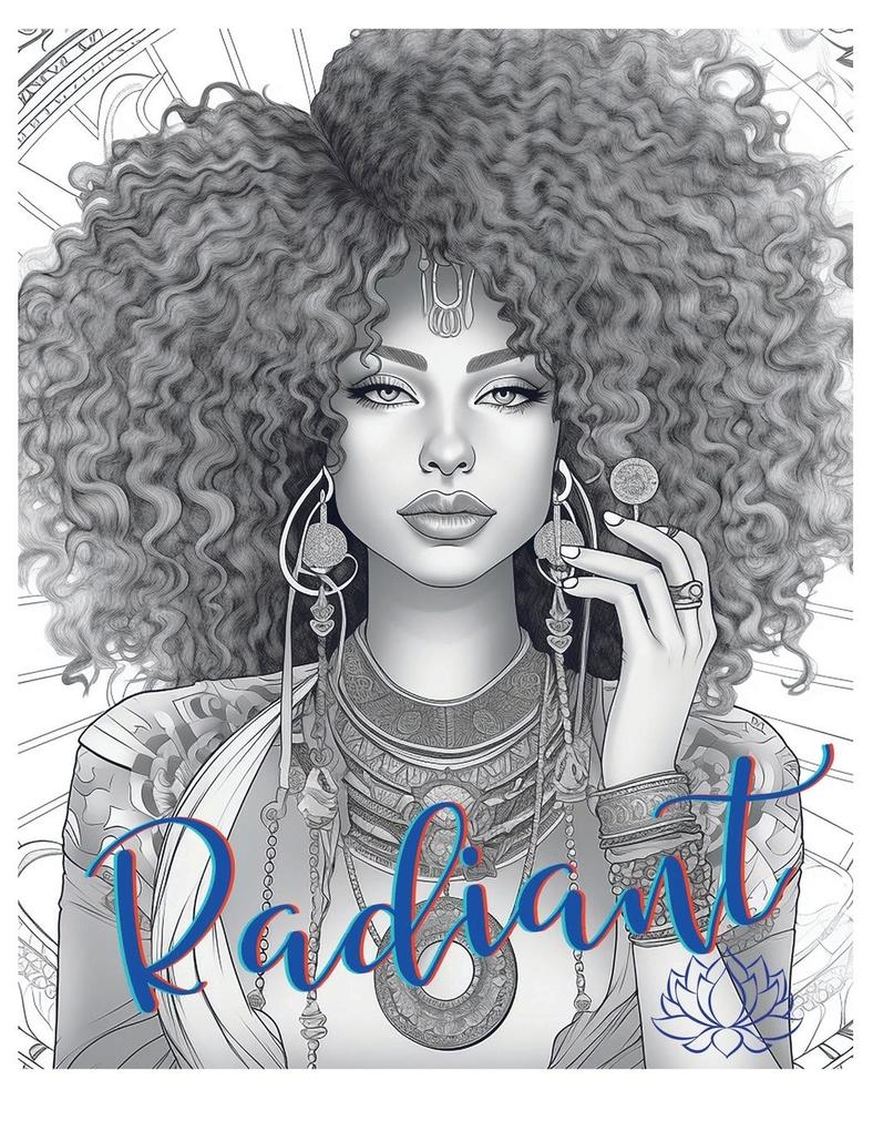 Radiant Coloring Book For Women