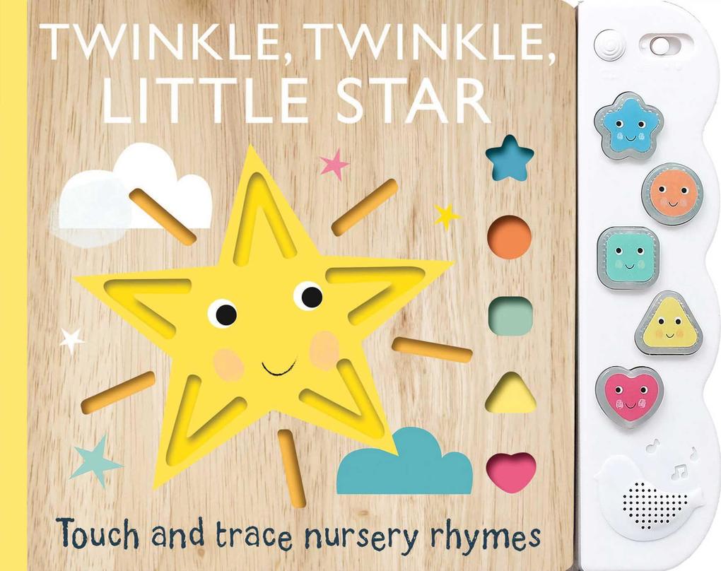 Touch and Trace Nursery Rhymes: Twinkle Twinkle Little Star with 5-Buttton Light and Sound