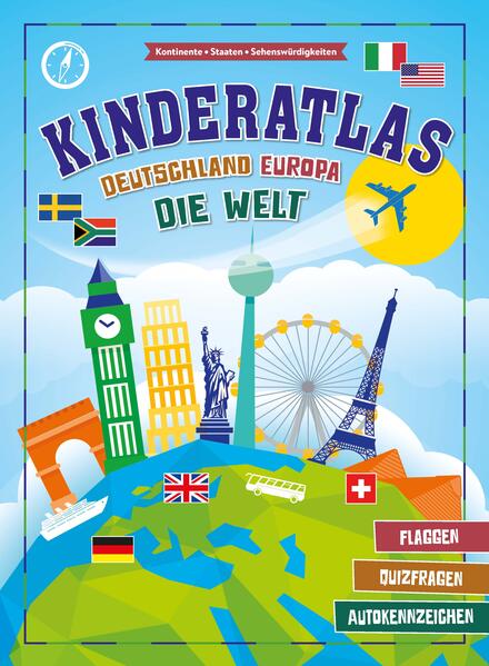 Kinderatlas Deutschland Europa die Welt