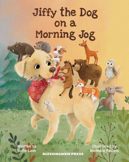 Jiffy the Dog on a Morning Jog