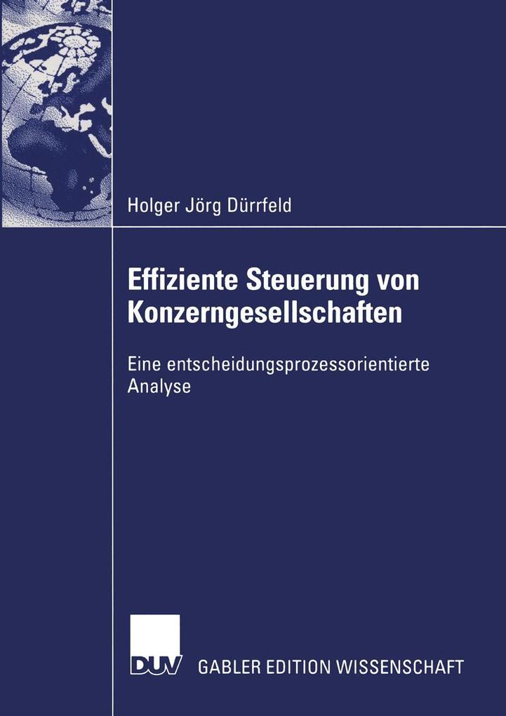 Effiziente Steuerung von Konzerngesellschaften