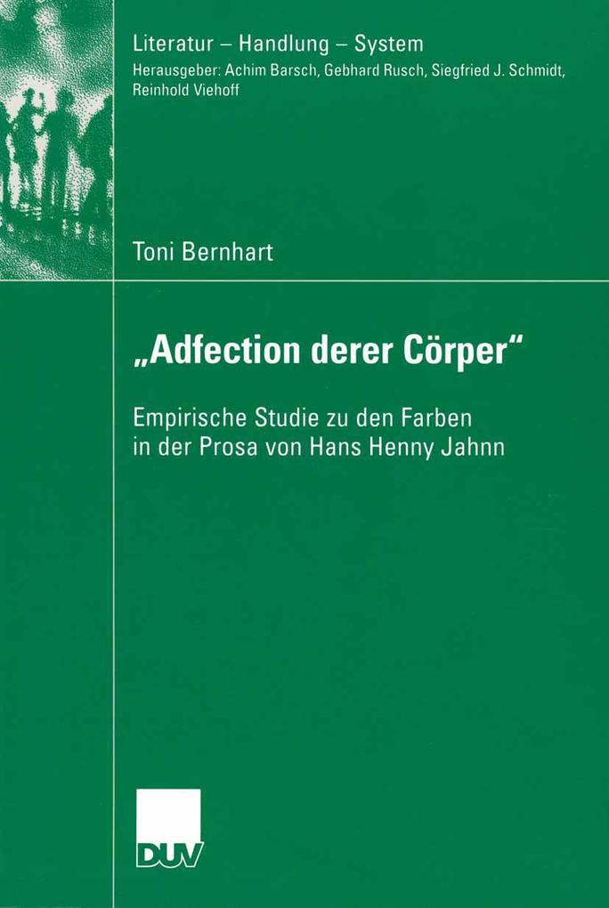 'Adfection derer Cörper'