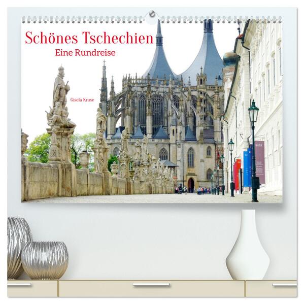 Schönes Tschechien - Eine Rundreise (hochwertiger Premium Wandkalender 2024 DIN A2 quer) Kunstdruck in Hochglanz