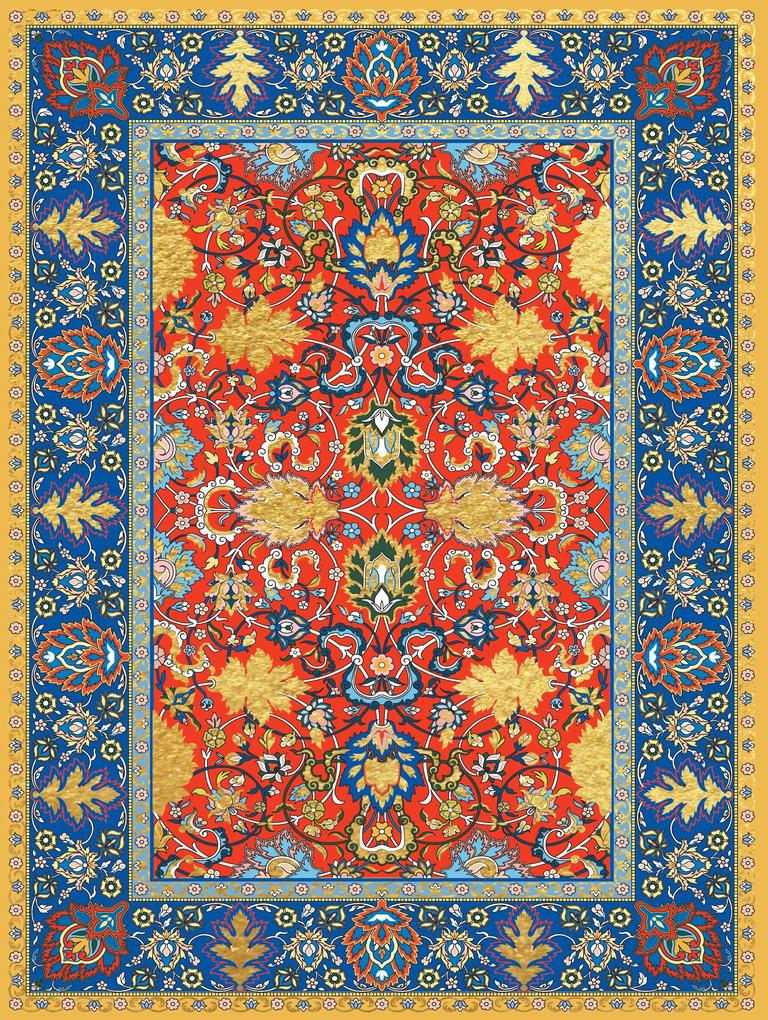 Red Pattern Journal