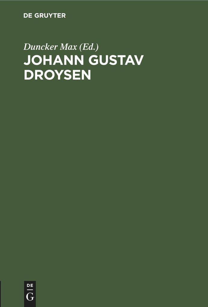 Johann Gustav Droysen