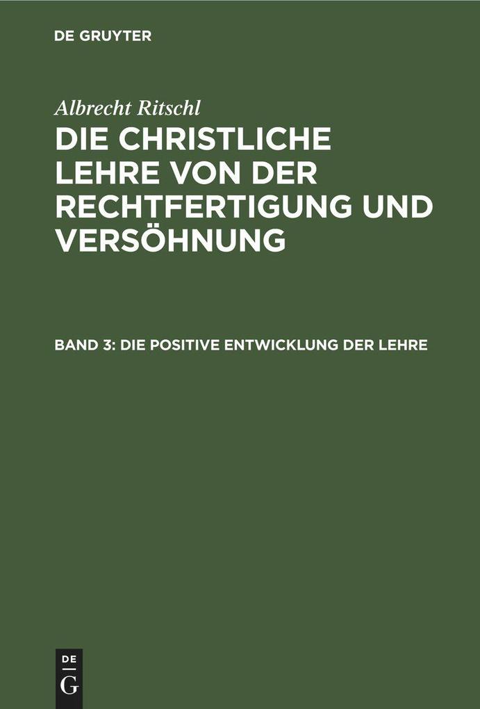 Die positive Entwicklung der Lehre