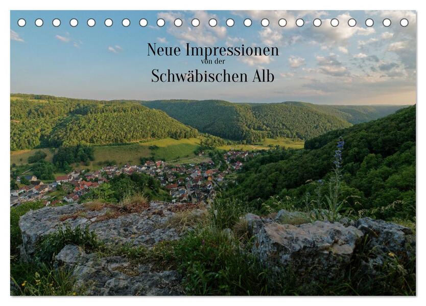 Neue Impressionen von der Schwäbischen Alb (Tischkalender 2024 DIN A5 quer) CALVENDO Monatskalender