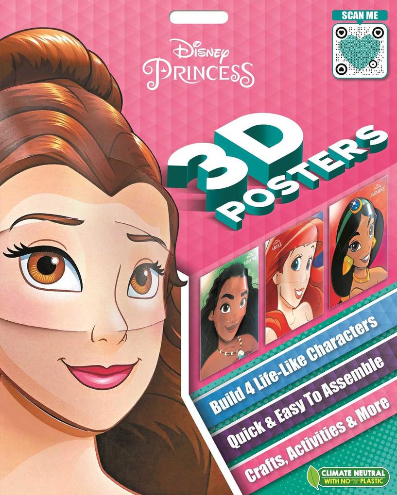 Disney Princess 3D Posters