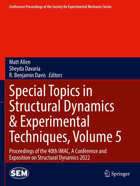 Special Topics in Structural Dynamics & Experimental Techniques Volume 5