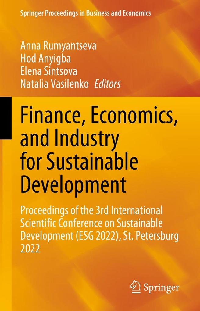 Finance Economics and Industry for Sustainable Development