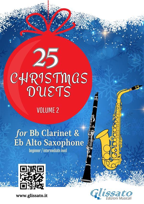 25 Christmas Duets for Bb Clarinet & Alto Sax - volume 2