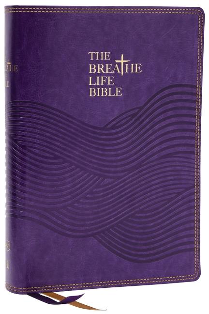 The Breathe Life Holy Bible: Faith in Action (Nkjv Purple Leathersoft Thumb Indexed Red Letter Comfort Print)