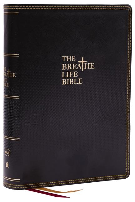 The Breathe Life Holy Bible: Faith in Action (Nkjv Black Leathersoft Red Letter Comfort Print)