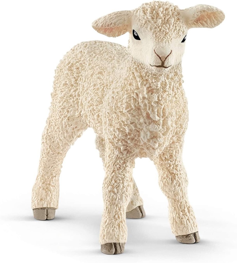 Schleich 13883 - Farm World Lamm Schaf Tierfigur Höhe: 47 cm