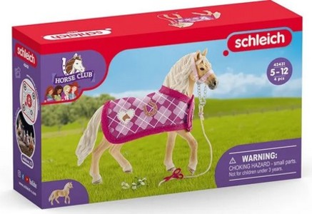 Schleich 42431 - Horse Club Sofias Mode-Kreation (Andalusier Hengst Halfter Pferdedecke Schere) Spielset